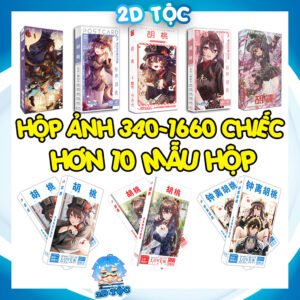 Hộp ảnh 340-1660 cái Postcard LOMO Sticker Hutao Game Genshin Impact - Hộp ảnh LOMO 2D Tộc Shop