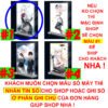 Khung ảnh Mica trong suốt Kích thước A4,A5 In hình Anime Manga Light Novel Thám tử đã chết (1) đế lùa dày trong suốt