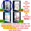 Khung ảnh Mica trong suốt Kích thước A4,A5 In hình Anime Manga Light Novel Thám tử đã chết (1) đế lùa dày trong suốt