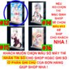 Khung ảnh Mica trong suốt Kích thước A4,A5 In hình Anime Manga Light Novel Thám tử đã chết (1) đế lùa dày trong suốt