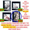 Khung ảnh Mica trong suốt Kích thước A4,A5 In hình Anime Manga Light Novel Thám tử đã chết (1) đế lùa dày trong suốt