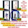 Khung ảnh Mica trong suốt Kích thước A4,A5 In hình Anime Manga Light Novel Thám tử đã chết (1) đế lùa dày trong suốt