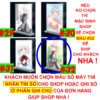 Khung ảnh Mica trong suốt Kích thước A4,A5 In hình Anime Manga Light Novel Thám tử đã chết (1) đế lùa dày trong suốt