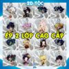 Móc Khóa Mica Trong Suốt Ép 2 Lớp Mica cao cấp Anime Manga Kimetsu no Yaiba Thanh Gươm Diệt Quỷ - 2D Tộc Shop