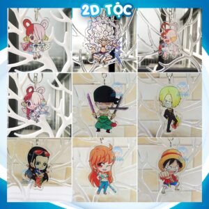 Móc Khóa Mica Trong suốt In 2 Mặt Sắc Nét Nhân vật Uta,Luffy,.. Anime Manga One Piece – Phụ Kiện Anime By 2D Tộc Shop