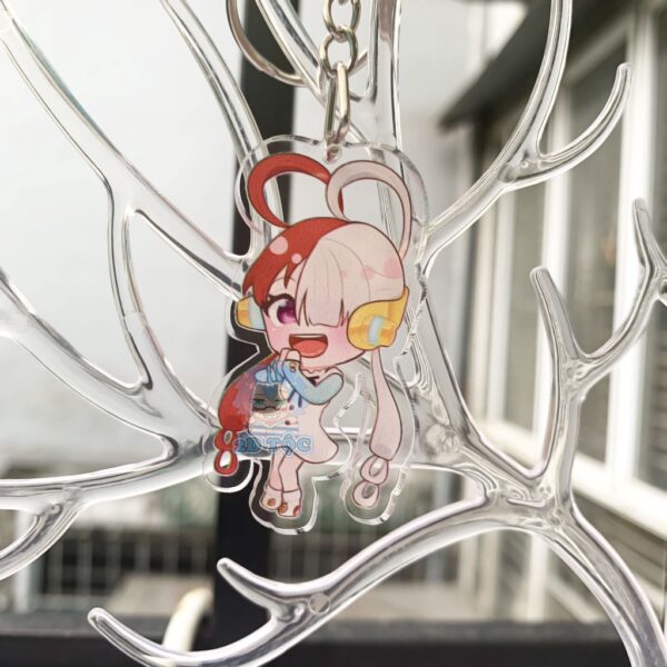 shopee-19864106286-4 Móc Khóa Mica Trong suốt In 2 Mặt Sắc Nét Nhân vật Uta,Luffy,.. Anime Manga One Piece – Phụ Kiện Anime By 2D Tộc Shop