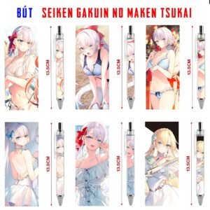 Bút viết In hình Seiken Gakuin no Maken Tsukai  - Hình in sắc nét - Bút Gel ngòi 0.5mm by 2D Tộc Shop