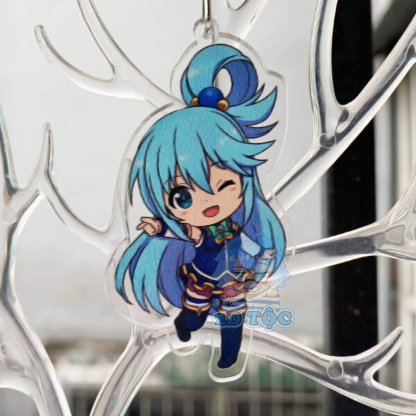 Móc Khóa Mica Trong Suốt In 2 Mặt Sắc Nét Anime Manga Konosuba Kono Subarashii Sekai ni Shukufuku wo! – 2D Tộc Shop
