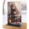 Khung ảnh Mica trong suốt Kích thước A4,A5 In hình Hutao Game Genshin Impact (1) đế lùa màu đen - 2D Tộc Shop