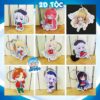[COMBO POSTER + MÓC KHÓA] Set 2 poster A3,A4 chất lượng cao in theo yêu cầu - kèm móc khóa Anime cực xịn - 2D Tộc Shop