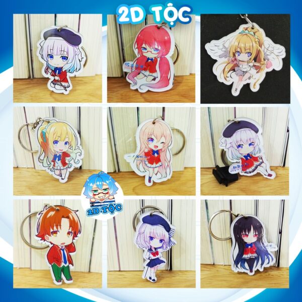 [COMBO POSTER + MÓC KHÓA] Set 2 poster A3,A4 chất lượng cao in theo yêu cầu - kèm móc khóa Anime cực xịn - 2D Tộc Shop