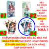 Hộp ảnh 340-1938 cái Postcard LOMO Sticker Anime Manga Light Novel Tổng hợp Chainsaw Man, One Piece, Genshin Impact...