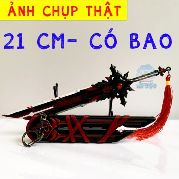 Mô hình móc khóa vũ khí game Genshin Impact - Size 17cm, 22cm, 30cm – 1 số mẫu có vỏ bao hoặc dạ quang phát sáng