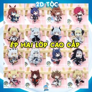 Móc Khóa Mica In 2 Mặt Sắc Nét Ép 2 Lớp Mica cao cấp Game Arknights - Phụ kiện Anime by 2D Tộc Shop