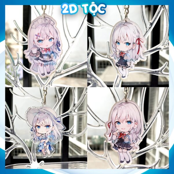 Móc Khóa Mica Trong suốt In 2 Mặt Sắc Nét Anime Manga Arya Bàn Bên – Phụ Kiện Anime By 2D Tộc Shop