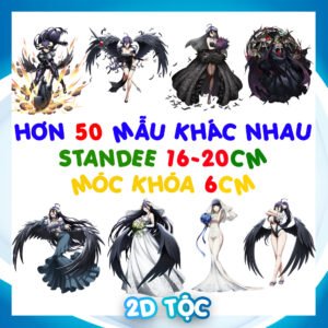 Mô hình Standee, Móc khóa Mica Acrylic nhân vật Anime Manga LIght Novel Overlord – Tượng Mica Anime by 2D Tộc Shop