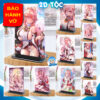 Khung ảnh Mica trong suốt Kích thước A4,A5 In hình Yae Miko Game Genshin Impact (1) đế lùa màu đen