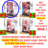 Khung ảnh Mica trong suốt Kích thước A4,A5 In hình Yae Miko Game Genshin Impact (1) đế lùa màu đen
