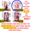 Khung ảnh Mica trong suốt Kích thước A4,A5 In hình Yae Miko Game Genshin Impact (1) đế lùa màu đen