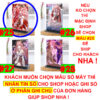 Khung ảnh Mica trong suốt Kích thước A4,A5 In hình Yae Miko Game Genshin Impact (1) đế lùa màu đen