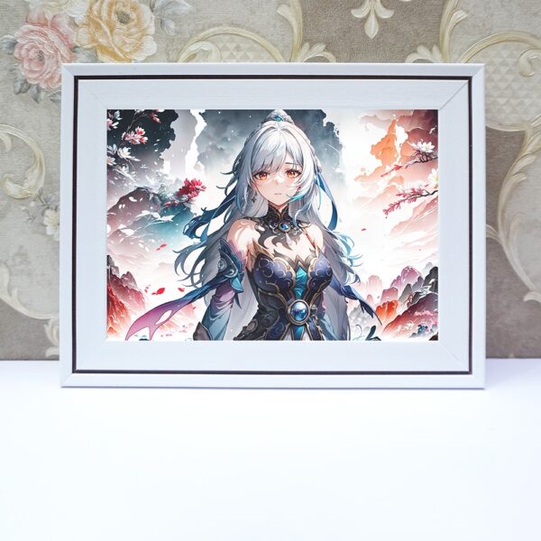 Khung Ảnh Treo Tường, Để Bàn 10x15, 13x18, A5, A4, A3 Mặt Mica Jingliu Kính Lưu Game Honkai: Star Rail(2)- kèm chân đế