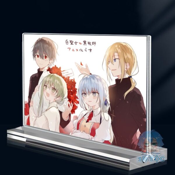 Khung ảnh Mica trong suốt Kích thước A4,A5 In hình Anime Manga Light Novel Cecilia và Lawrence đế lùa dày trong suốt