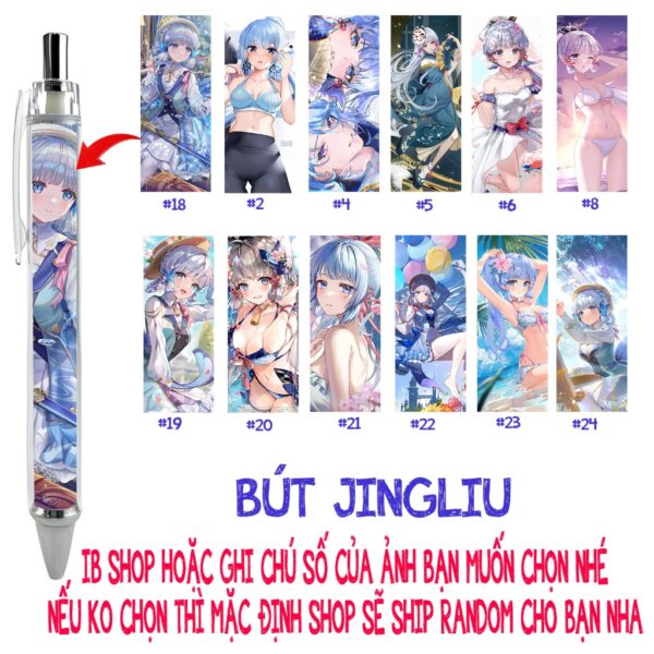 Tổng hợp Poster Postcard Móc khóa Standee Khung ảnh Bút Ayaka Game Genshin Impact - 2D Tộc Shop