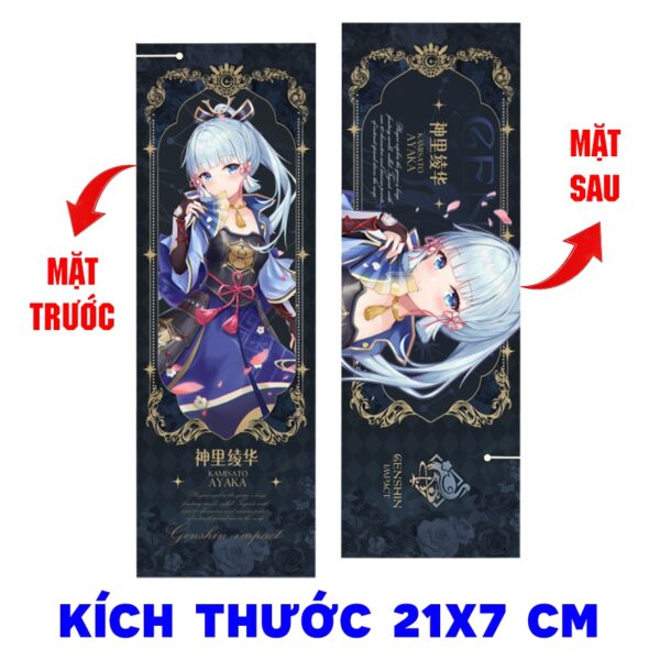 Tổng hợp Poster Postcard Móc khóa Standee Khung ảnh Bút Ayaka Game Genshin Impact - 2D Tộc Shop