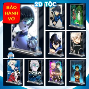shopee-20892478046-1 Khung ảnh Mica trong suốt Kích thước A4,A5 In hình Anime Manga Light Novel Anime Manga Blue Lock đế lùa dày trong suốt