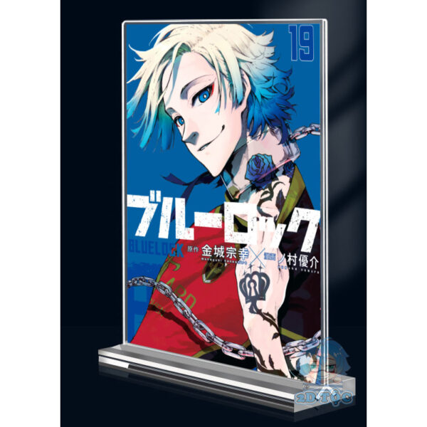 Khung ảnh Mica trong suốt Kích thước A4,A5 In hình Anime Manga Light Novel Anime Manga Blue Lock đế lùa dày trong suốt