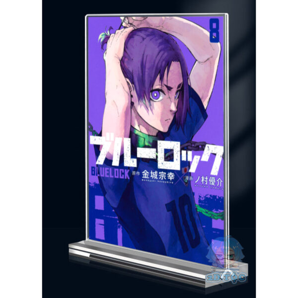 Khung ảnh Mica trong suốt Kích thước A4,A5 In hình Anime Manga Light Novel Anime Manga Blue Lock đế lùa dày trong suốt
