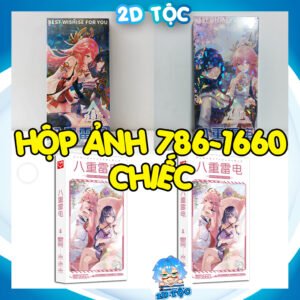 Hộp ảnh 786-1660 cái Postcard LOMO Sticker Raiden Shogun - Yae Miko Game Genshin Impact - Hộp ảnh LOMO 2D Tộc Shop