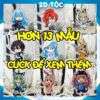 shopee-21074287046-1 Móc Khóa Mica Trong Suốt In 2 Mặt Sắc Nét Anime Manga Chuyển sinh thành Slime phiên bản Mặc đồ thú bông–2D Tộc Shop
