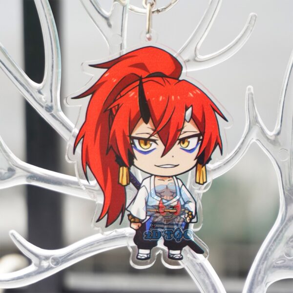 shopee-21074287046-3 Móc Khóa Mica Trong Suốt In 2 Mặt Sắc Nét Anime Manga Chuyển sinh thành Slime phiên bản Mặc đồ thú bông–2D Tộc Shop