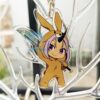 shopee-21074287046-8 Móc Khóa Mica Trong Suốt In 2 Mặt Sắc Nét Anime Manga Chuyển sinh thành Slime phiên bản Mặc đồ thú bông–2D Tộc Shop