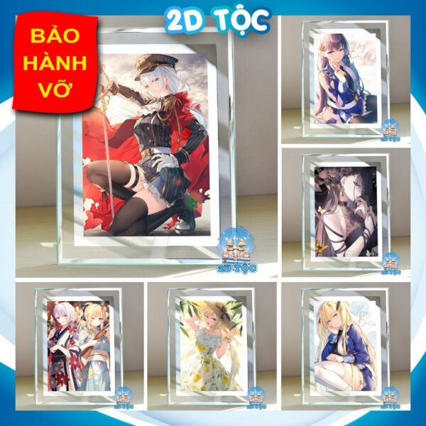 Khung ảnh kính Anime Manga Light Novel Seiken Gakuin no Maken Tsukai kích thước A4 A5 13x18 by 2D Tộc Shop
