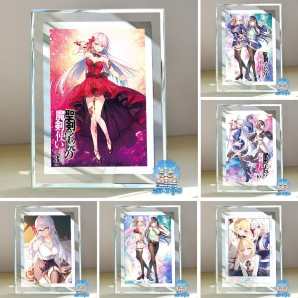 Khung ảnh kính Anime Manga Light Novel Seiken Gakuin no Maken Tsukai kích thước A4 A5 13x18 by 2D Tộc Shop