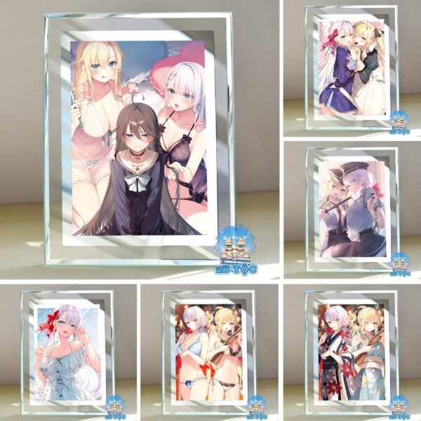 Khung ảnh kính Anime Manga Light Novel Seiken Gakuin no Maken Tsukai kích thước A4 A5 13x18 by 2D Tộc Shop