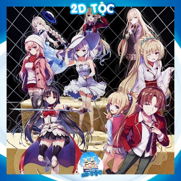 Mô hình Standee Mica Acrylic In sắc nét 2 mặt nhân vật Anime Manga Tổng Hợp  – Tượng Mica Anime by 2D Tộc Shop