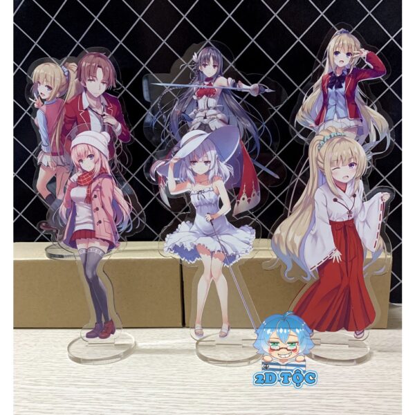Mô hình Standee Mica Acrylic nhân vật Anime Chào mừng đến lớp học đề cao thực lực – Tượng Mica Anime by 2D Tộc Shop
