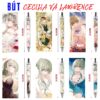 Bút viết In hình Anime Manga Cecilia và Lawrence Shiro Seijo to Kuro Bokushi Hình in sắc nét  Bút Gel ngòi 0.5mm- 2D Tộc