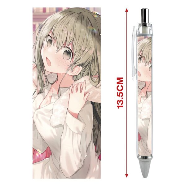 Bút viết In hình Anime Manga Cecilia và Lawrence Shiro Seijo to Kuro Bokushi Hình in sắc nét  Bút Gel ngòi 0.5mm- 2D Tộc