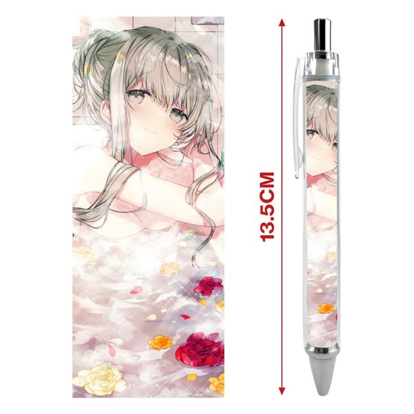 Bút viết In hình Anime Manga Cecilia và Lawrence Shiro Seijo to Kuro Bokushi Hình in sắc nét  Bút Gel ngòi 0.5mm- 2D Tộc