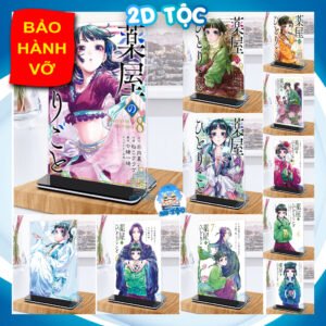 Khung ảnh Mica trong suốt Kích thước A4,A5 In hình Anime Manga Light Novel Dược sư Tự Sự đế lùa màu đen-2D Tộc