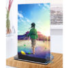 Khung ảnh Mica trong suốt Kích thước A4,A5 In hình Anime Manga Light Novel Dược sư Tự Sự đế lùa màu đen-2D Tộc