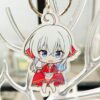 Móc Khóa In Sắc Nét 2 Mặt Ép 2 Lớp mica cao cấp Anime Manga Light Novel Hành trình của Elaina Majo no Tabitabi 2D Tộc