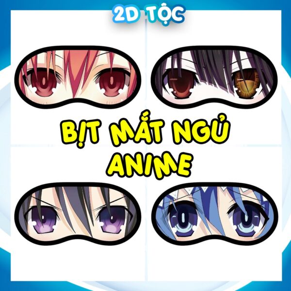 Bịt mắt ngủ Anime Manga Date A Live – Phụ Kiện Anime By 2D Tộc Shop