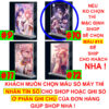 shopee-21579743939-4 Khung ảnh Mica trong suốt Kích thước A4,A5 In hình Yae Miko Game Genshin Impact (1) đế lùa dày trong suốt