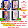 shopee-21579743939-5 Khung ảnh Mica trong suốt Kích thước A4,A5 In hình Yae Miko Game Genshin Impact (1) đế lùa dày trong suốt