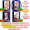shopee-21579743939-7 Khung ảnh Mica trong suốt Kích thước A4,A5 In hình Yae Miko Game Genshin Impact (1) đế lùa dày trong suốt